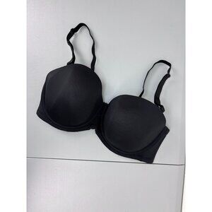 Wacoal women's‎ 40DDD black red carpet strapless underwire bra lightly lined